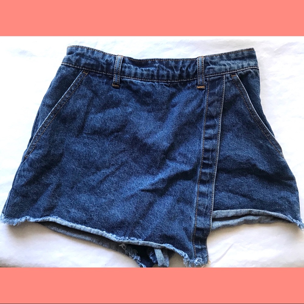 Blue Denim Shorts (Forever 21)
